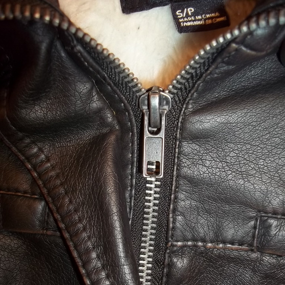 Forever 21 Aviator Style Jacket Size Small - Picture 5 of 8